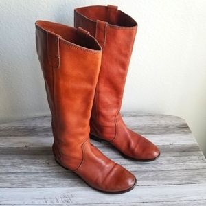 Madewell 1937 Archive cognac leather riding boot size 7.5